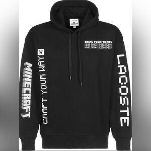NWT Lacoste Minecraft Hoodie. Size Small.